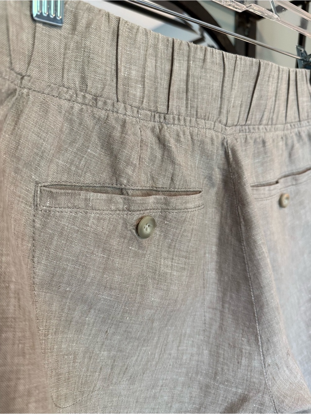 Athleta 💯 Linen Cropped Pants - Picture 5 of 12